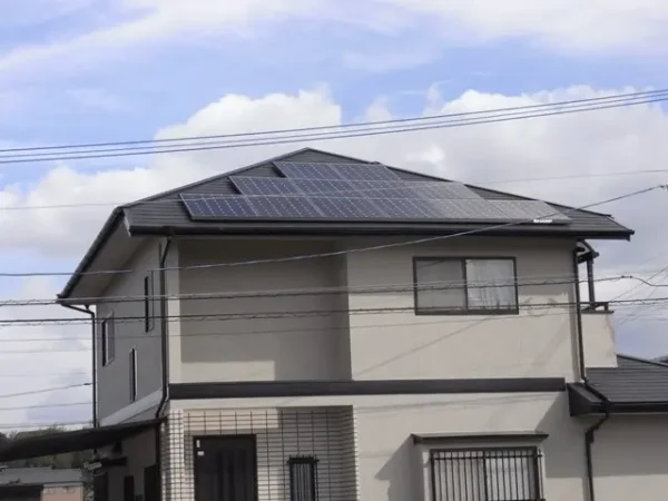 糸島市神在M様邸 シャープ 太陽光発電 4.56KW 24枚丨福岡市早良区にあるリフォーム会社 株式会社エコテックス