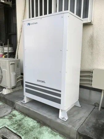 福岡市早良区重留H様邸 グリッドシェア エネパワボＬ蓄電地システム(9.8kWh)丨エコテックス