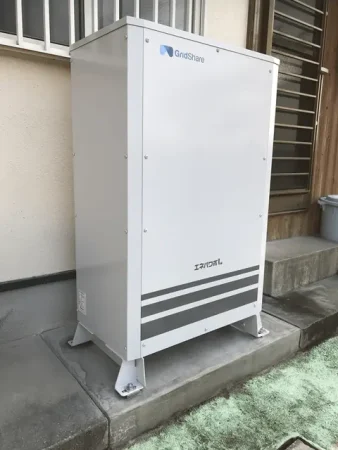 福岡市早良区重留H様邸 グリッドシェア エネパワボＬ蓄電地システム(9.8kWh)丨エコテックス