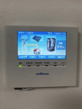 福岡市早良区有田Ｍ様邸 ニチコン 単機能型蓄電池(4.1kWh)丨エコテックス