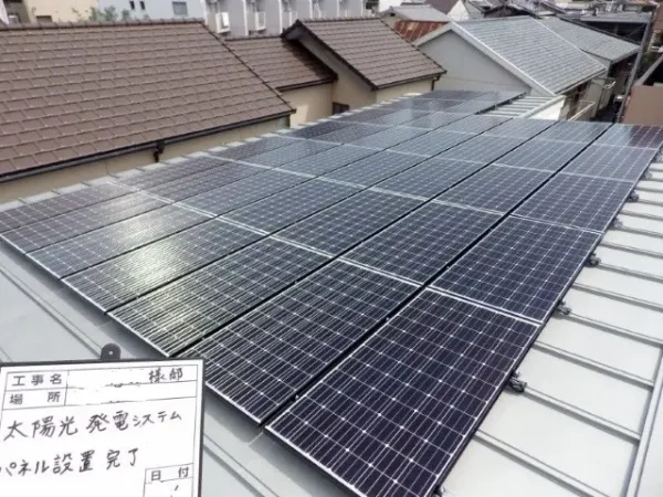 福岡市東区箱崎Ｎ様邸 パナソニック 太陽光発電 10.004KW 41枚丨株式会社エコテックス