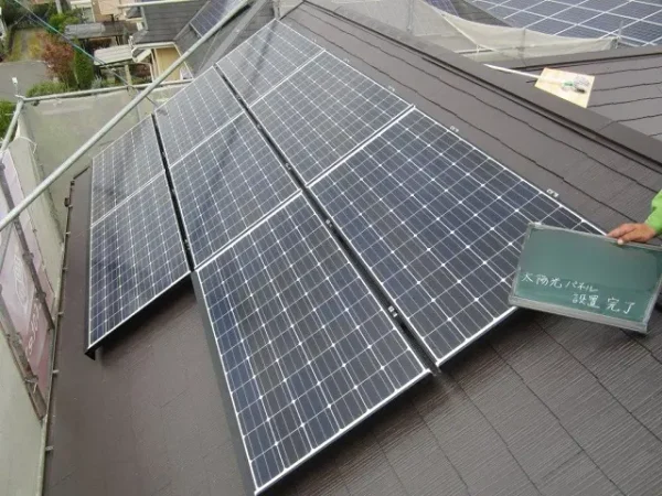大野城市月の浦K様邸 パナソニック 太陽光発電 3.49KW丨福岡市早良区にあるリフォーム会社 株式会社エコテックス