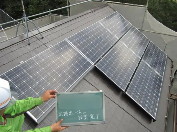 大野城市月の浦K様邸 パナソニック 太陽光発電 3.49KW丨福岡市早良区にあるリフォーム会社 株式会社エコテックス