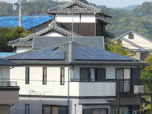 福岡市東区若宮Y様邸 三菱 太陽光発電 4.11KW 21枚丨福岡市早良区にあるリフォーム会社 株式会社エコテックス