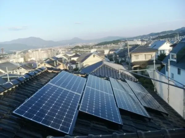 大野城市月の浦S様邸 パナソニック 太陽光発電 4.37KW 19枚丨福岡市早良区にあるリフォーム会社 株式会社エコテックス