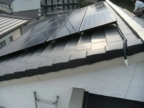 太宰府市通古賀F様邸 パナソニック 太陽光発電 3.49KW 15枚丨福岡市早良区にあるリフォーム会社 株式会社エコテックス
