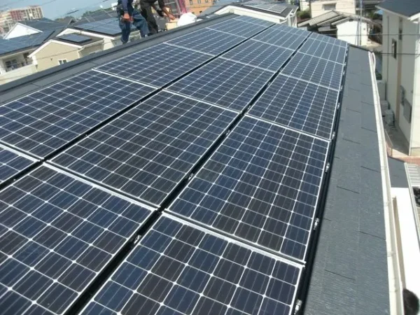 古賀市花見東O様邸 パナソニック 太陽光発電 3.96KW 18枚丨福岡市早良区にあるリフォーム会社 株式会社エコテックス