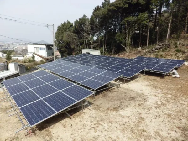 福岡市西区今宿M様 カナディアンソーラー 野立て 太陽光発電 24.48KW丨福岡市早良区にあるリフォーム会社 株式会社エコテックス