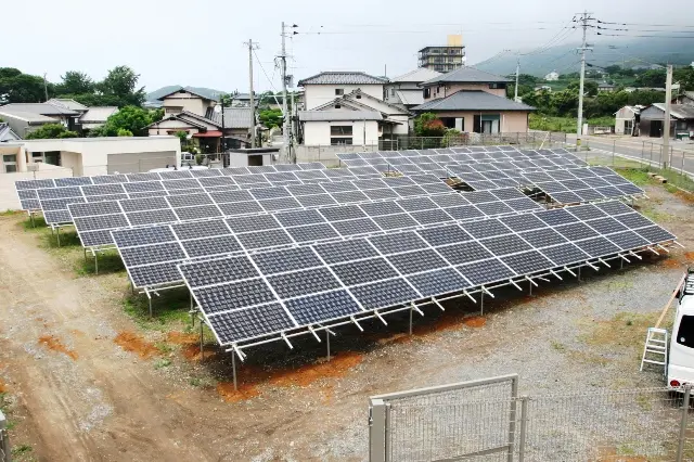 宗像市H様 野立て 太陽光発電 48.00KW 240枚丨福岡市早良区にあるリフォーム会社 株式会社エコテックス