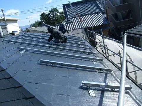 福岡市東区馬出O様邸 パナソニック 太陽光発電 5.52KW 24枚丨福岡市早良区にあるリフォーム会社 株式会社エコテックス