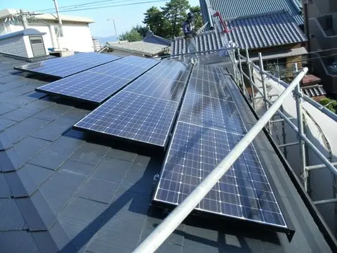 福岡市東区馬出O様邸 パナソニック 太陽光発電 5.52KW 24枚丨福岡市早良区にあるリフォーム会社 株式会社エコテックス