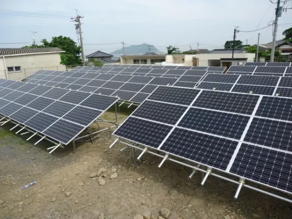 宗像市H様 野立て 太陽光発電 48.00KW 240枚丨福岡市早良区にあるリフォーム会社 株式会社エコテックス