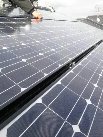 福岡市西区小戸H様邸 パナソニック 太陽光発電 3.22KW 15枚丨福岡市早良区にあるリフォーム会社 株式会社エコテックス