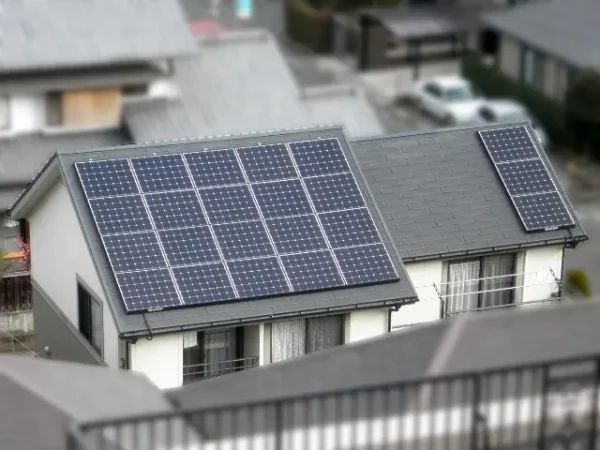 大野城市月の浦Y様邸 シャープ 太陽光発電 4.48KW 23枚丨福岡市早良区にあるリフォーム会社 株式会社エコテックス