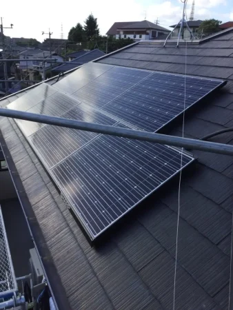 太陽光発電工事費用約10年後に償却予定丨福岡市のリフォーム会社の株式会社エコテックス